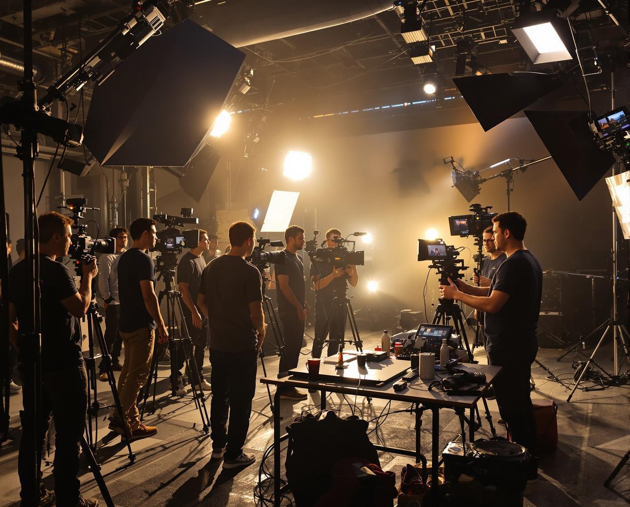 暗网视频制作现场